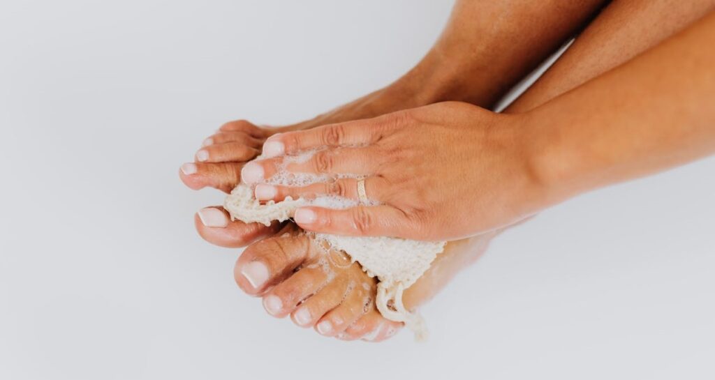 Een natuurlijke pedicure
